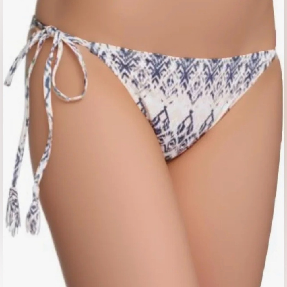 Eberjey Rumba Eva Tie Side Bikini Bottom NWT L